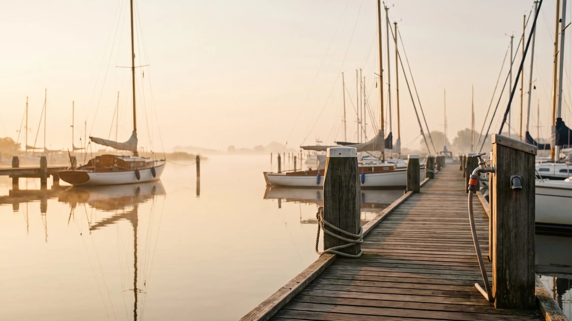 Marina, start of the season.