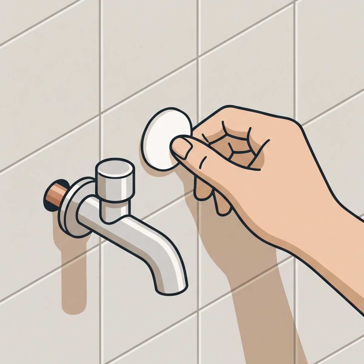 Step 1: A tag at the tap